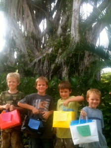 What a Hoot!  Hunting up all their Back-to-School loot.
